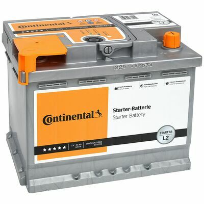 Batteria Continental Starter L2 65AH 640A DX 242X175X190