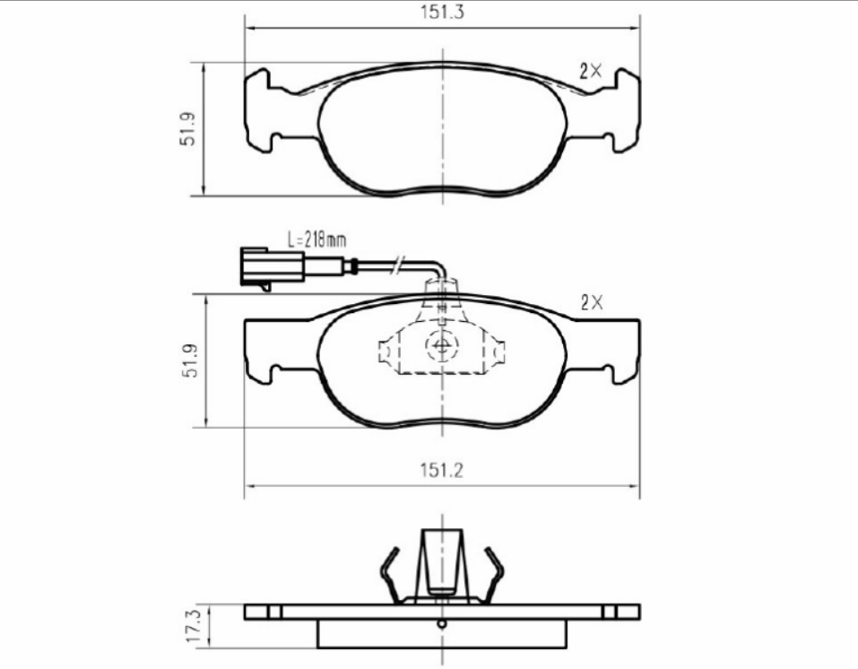 Past.Fr. Brembo Bravo/A-Marea -AR145-146