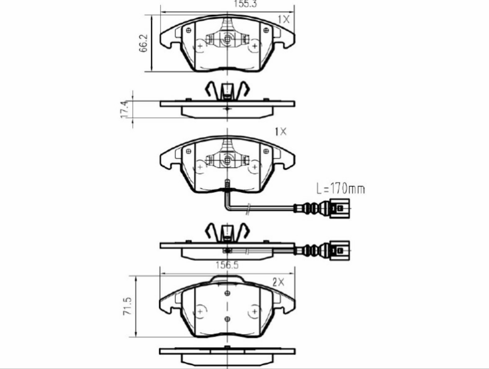 Patt.Freno Post Marrone Daily 2800TD