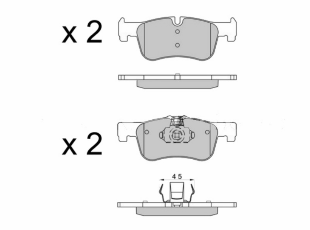 Pattini Ant Marrone BMW S1 S3 2013