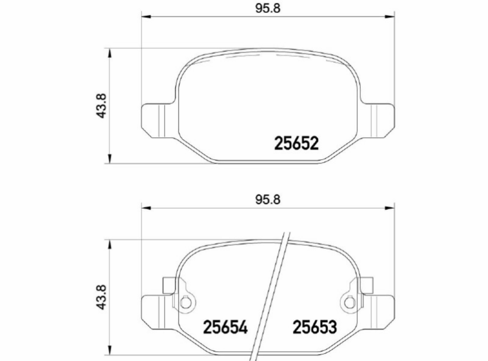 Pastiglia Freno Post Marrone 500L 12> 1.2 /1