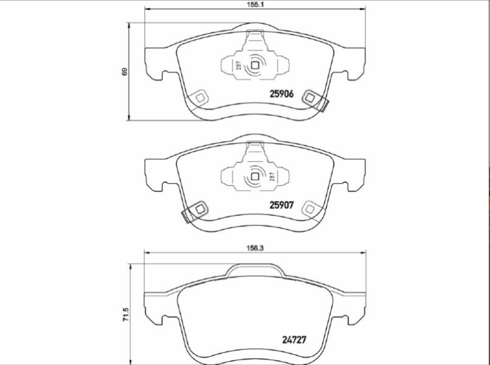 Serie Pastig. Marrone Freno 500L 1.4 BZ