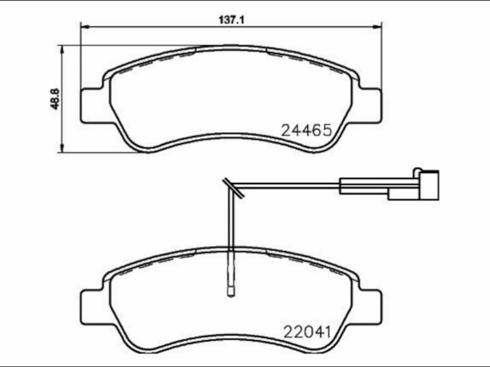 Pattini Freno Post Marrone Ducato/Boxer 06>