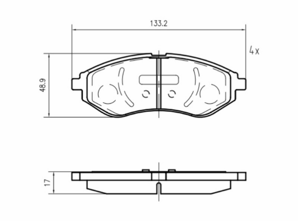 Serie Pastiglie Marrone Kalos