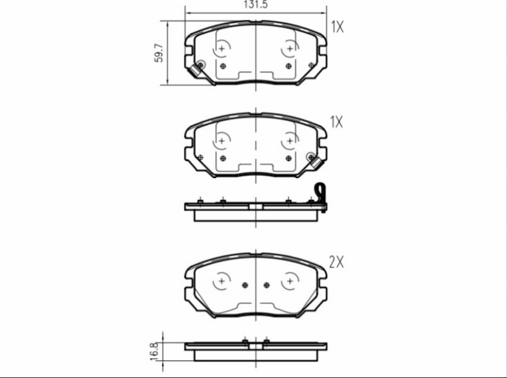 Serie Pastiglie Ant Marrone Tucson