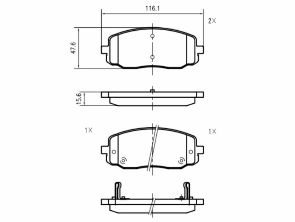 Serie Pastiglie Marrone Ant Picanto t.t.