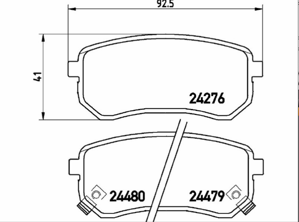Pastiglie Freno Marrone Kia Picanto