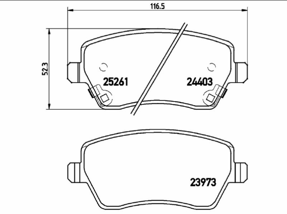 Pastiglie Ant Marrone Swift 07/05->