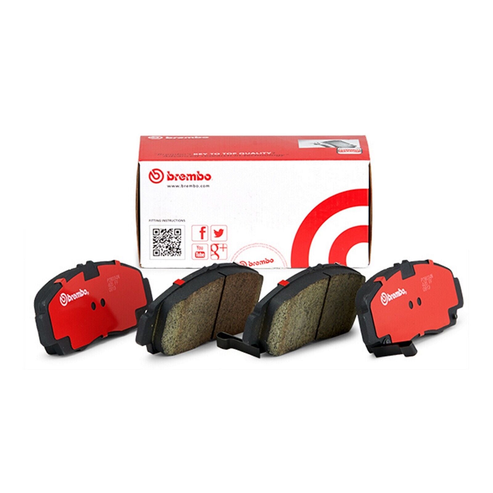 SR.Patt. Freno Ant . Brembo NIS QASHQAI  2000 DCI 10->