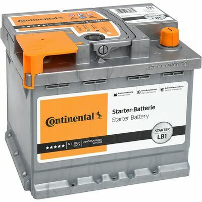 Batteria Continental Starter LB1 50AH 500A DX 207X175X190