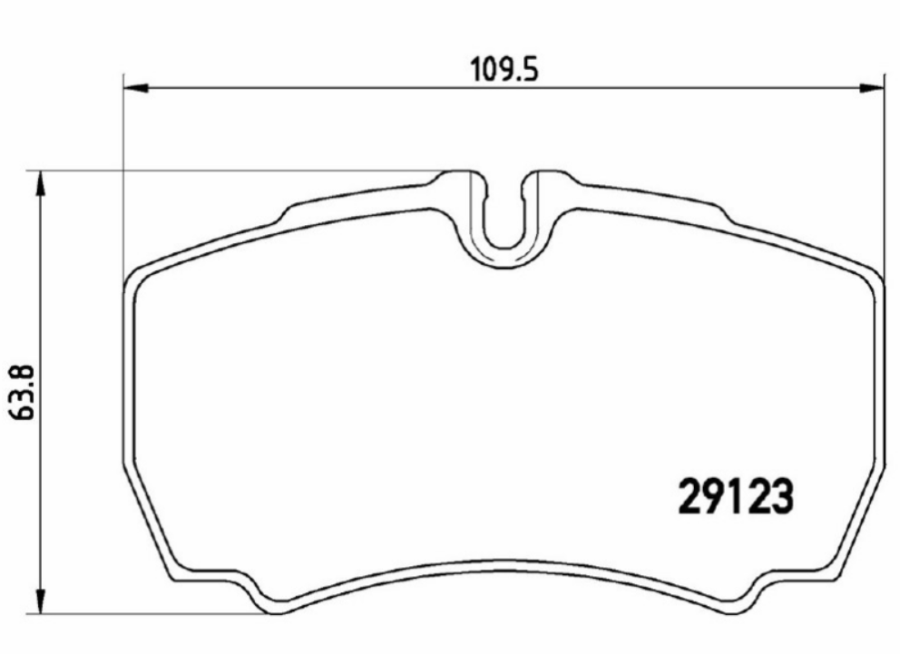 Patt.Freno Post Brembo Daily 2800TD