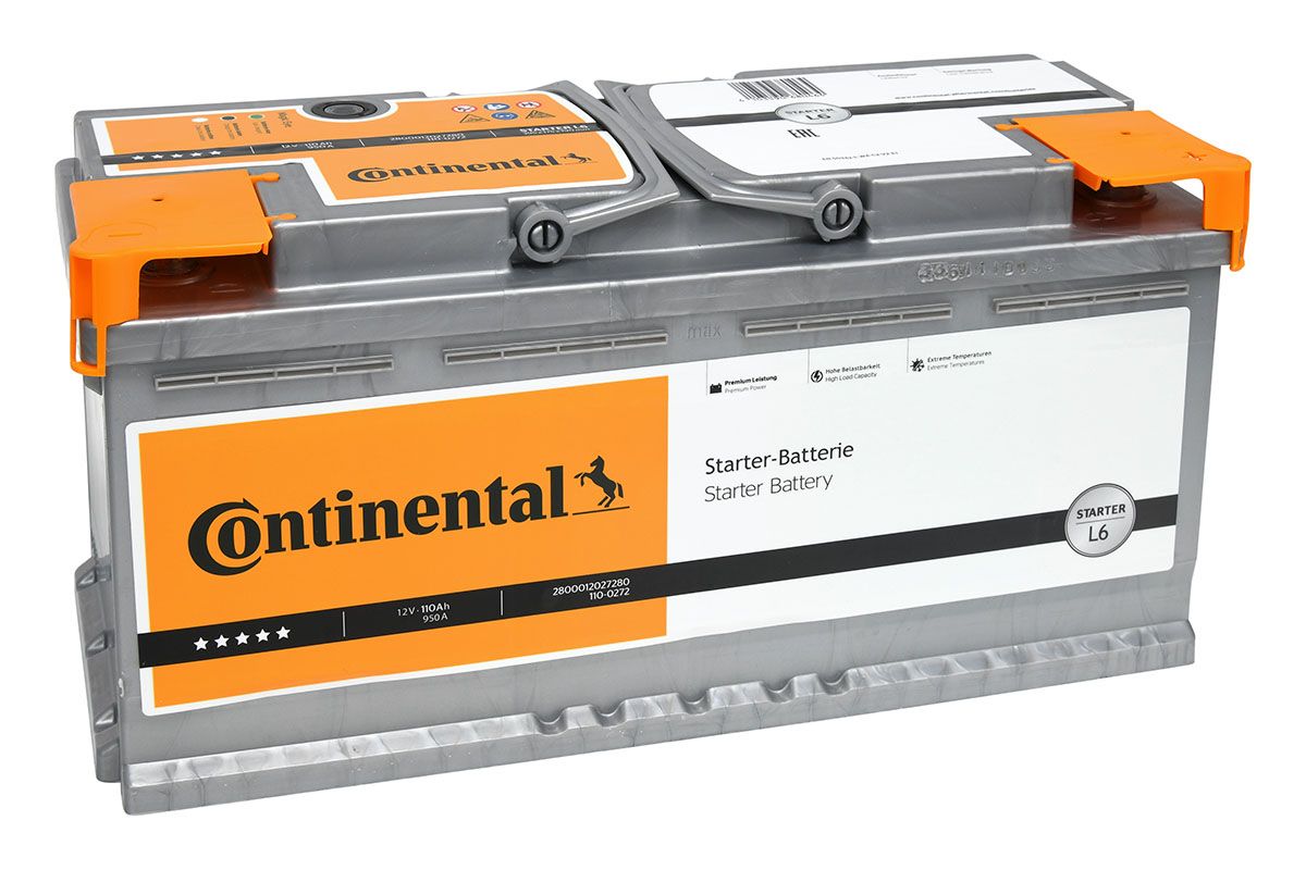 Batteria Continental Starter L6 110AH 950A DX 393X175X190